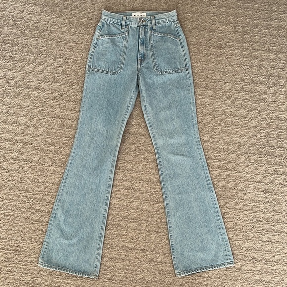 Slvrlake Charlotte Clear Skies High Rise Bootcut Flare Light Wash Jeans size 25 - Picture 4 of 13